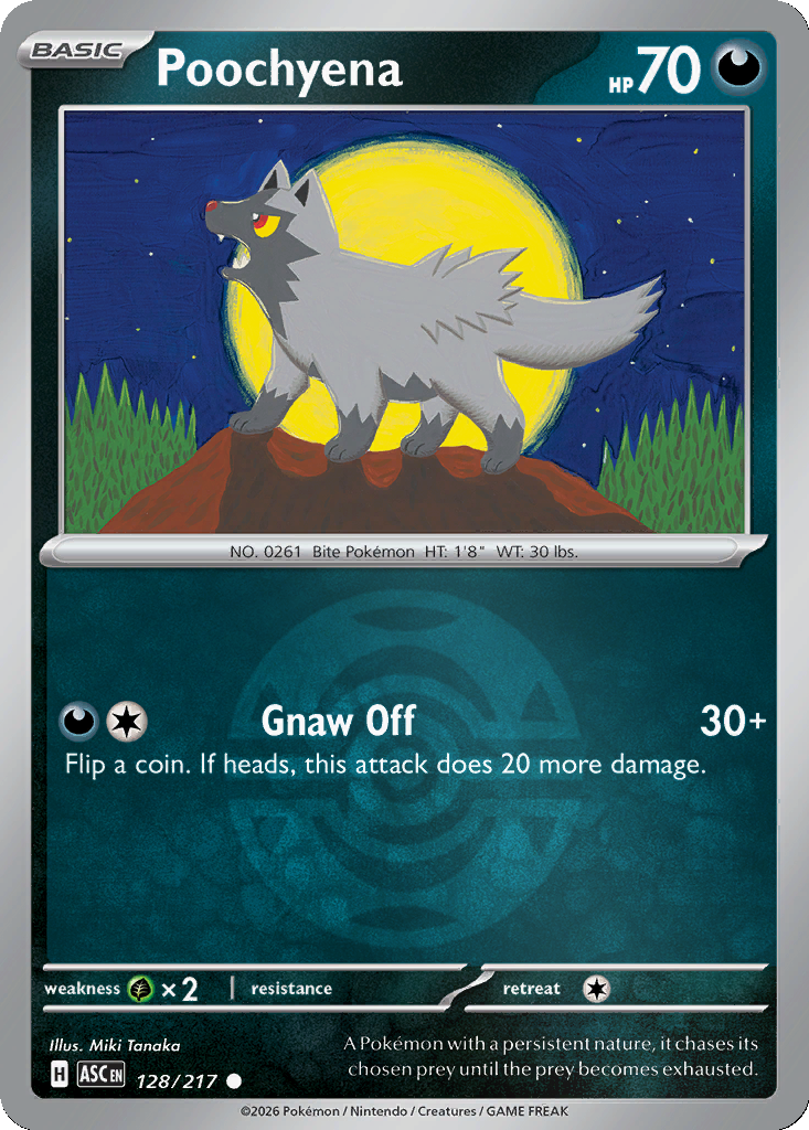 Poochyena - 128/217 - Dusk Ball Holo