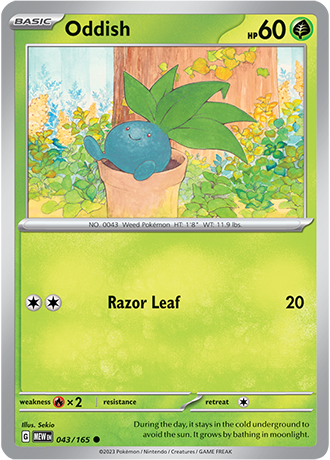 Oddish - 43/165 - Normaal