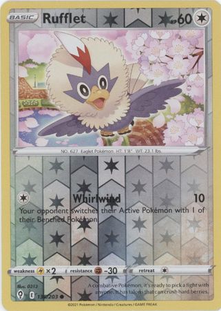 Rufflet - 136/203 - Reverse