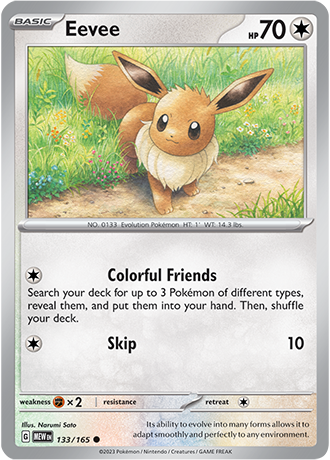 Eevee - 133/165 - Normaal
