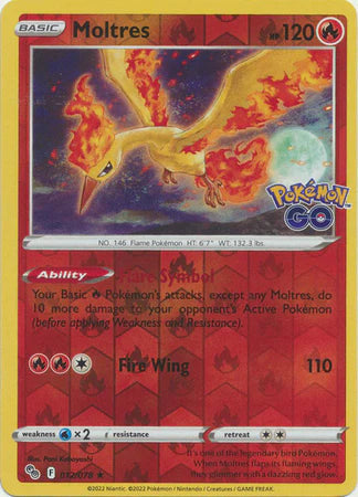 Moltres - 12/78 - Reverse
