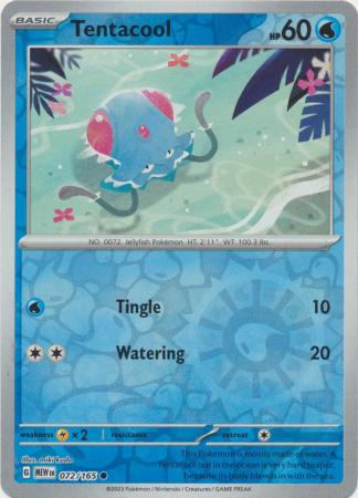 Tentacool - 72/165 - Reverse