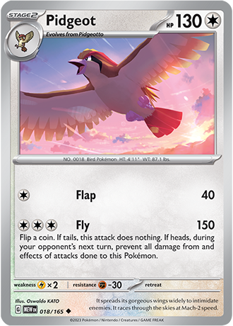 Pidgeot normaal 018/165