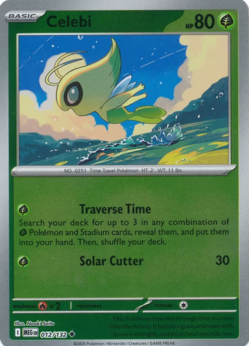 Celebi - 12/132 - Reverse