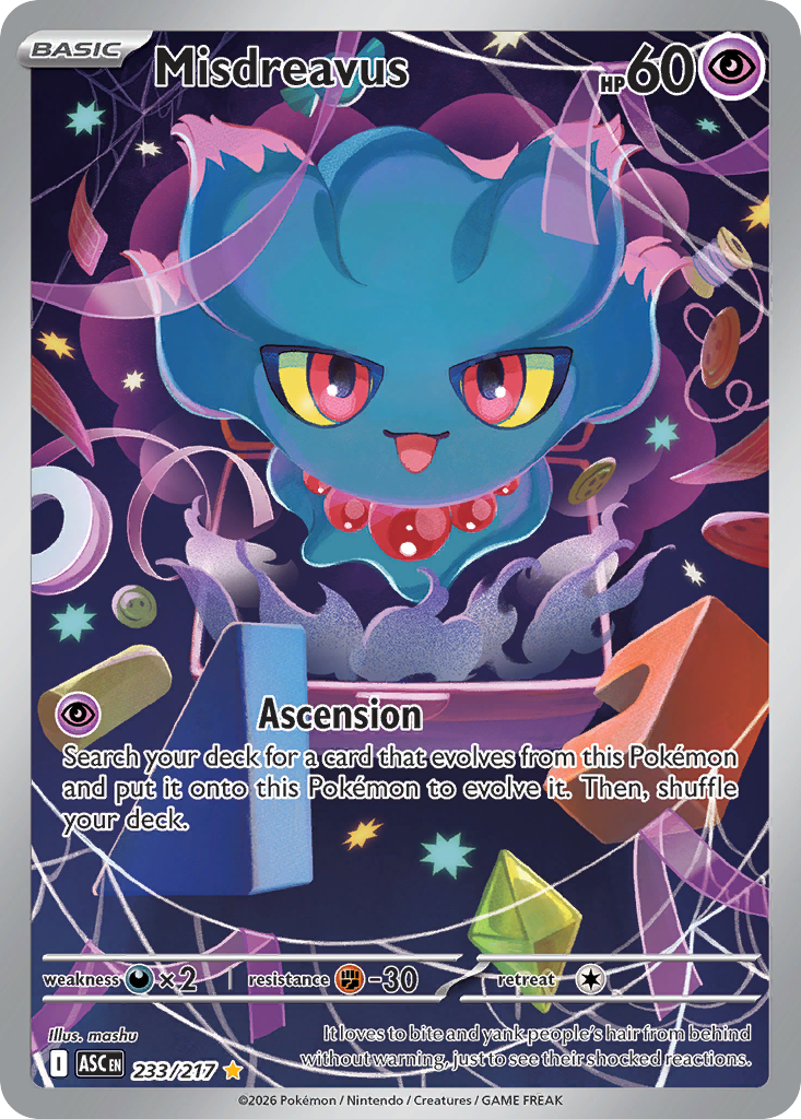 Misdreavus - 233/217 - Holo