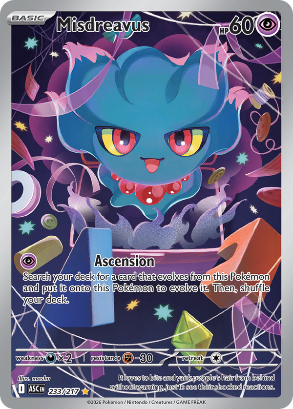 Misdreavus - 233/217 - Holo