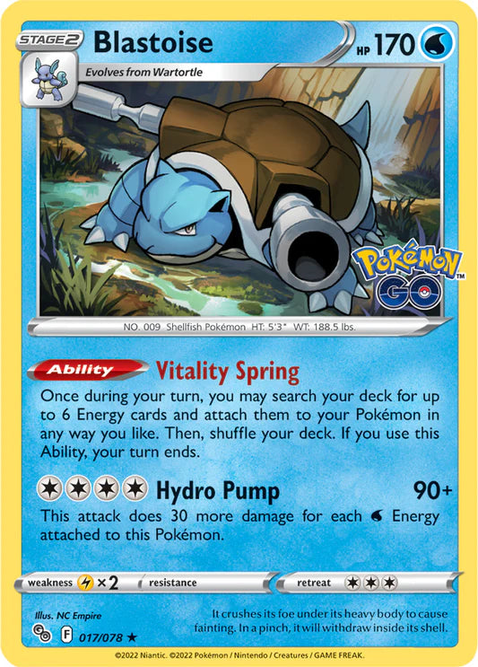 Blastoise - 17/78 - Holo