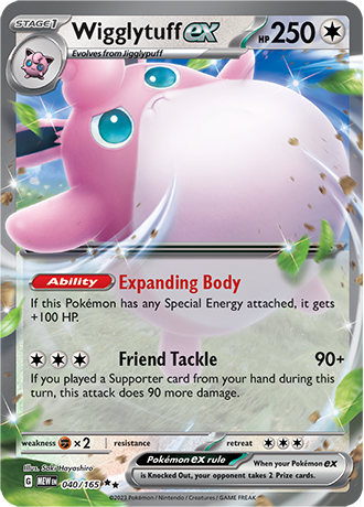 Wigglytuff ex - 040/165