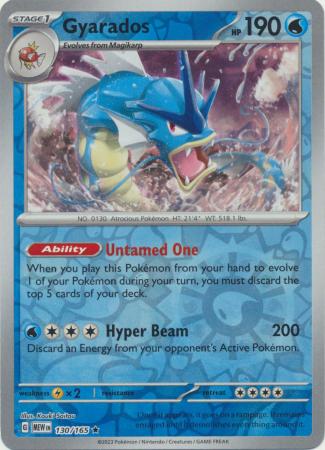 Gyarados - 130/165 - Reverse