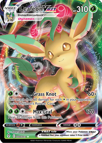 Leafeon VMAX - 008/203