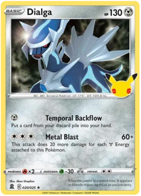 Dialga - 20/25 - Holo