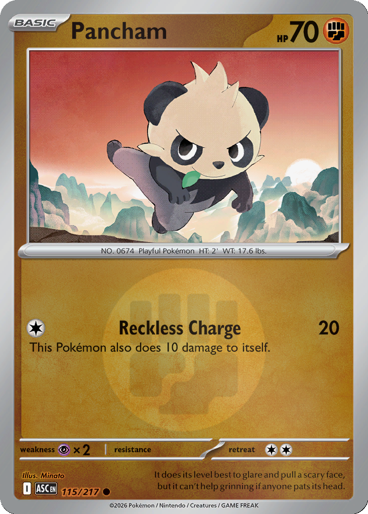 Pancham - 115/217 - Reverse Holo