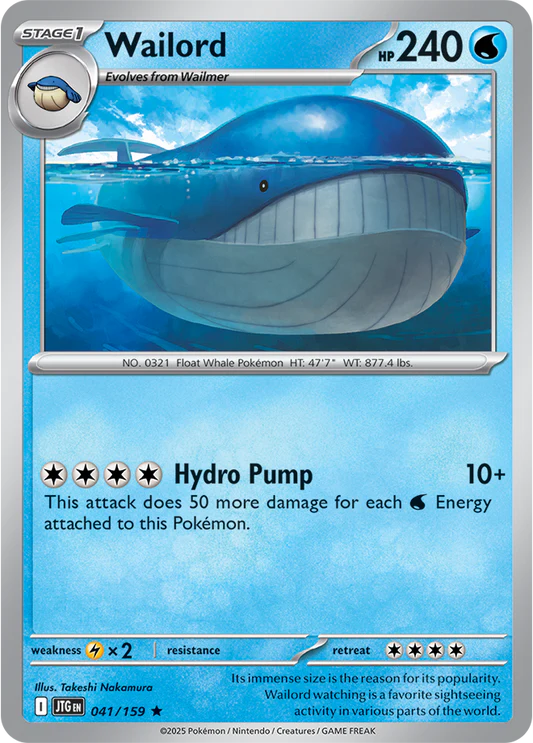 Wailord - 41/159 - Holo
