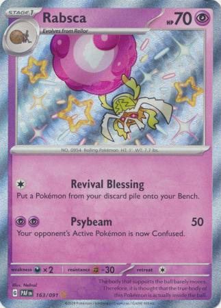 Rabsca Shiny Rare - 163/091