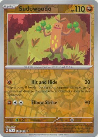 Sudowoodo - 109/193 - Reverse
