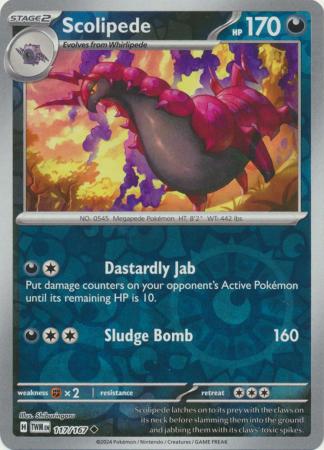 Scolipede - 117/167 - Reverse