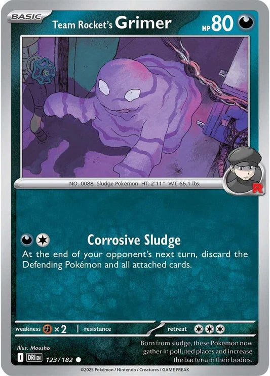 Team Rocket's Grimer - 123/182 - Normaal