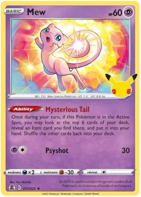 Mew - 11/25 - Holo