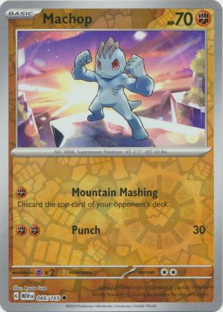 Machop - 66/165 - Reverse