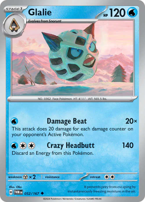 Glalie - 52/167 - Normaal