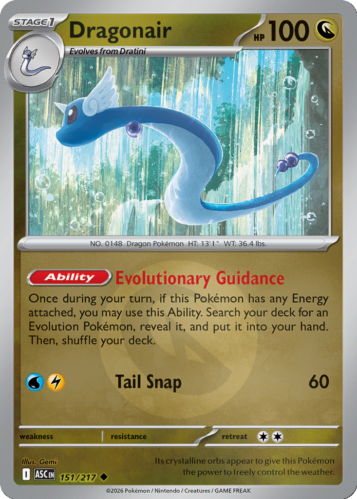 Dragonair - 151/217 - Reverse Holo