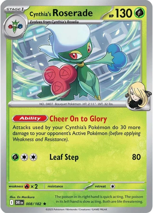 Cynthia's Roserade - 8/182 - Holo
