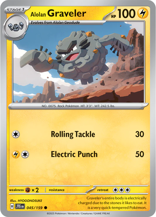 Alolan Graveler - 45/159 - Normal