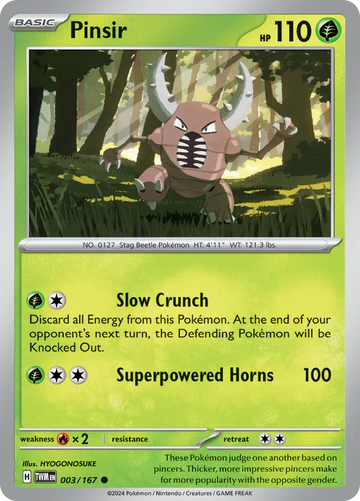 Pinsir - 3/167 - Normal