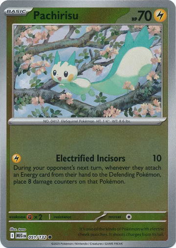 Pachirisu - 51/132 - Reverse