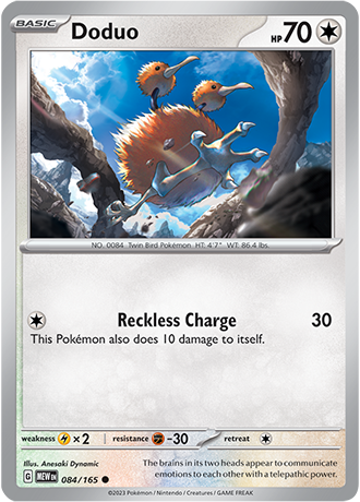 Doduo - 84/165 - Normal