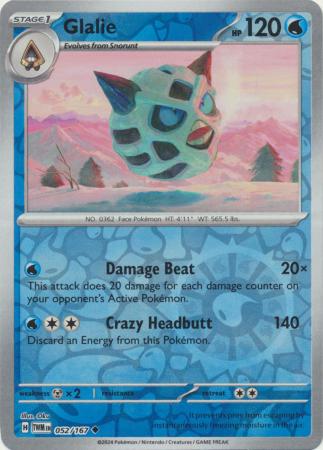 Glalie - 52/167 - Reverse