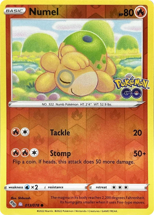 Numel - 013/078 - Peelable Ditto / Reverse Holo