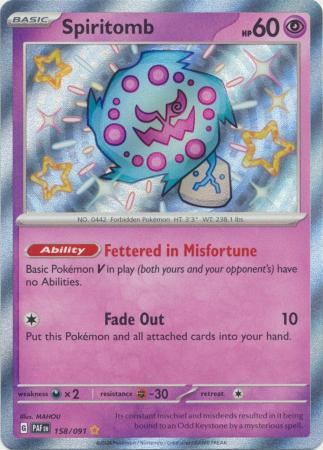 Spiritomb Shiny Rare - 158/091