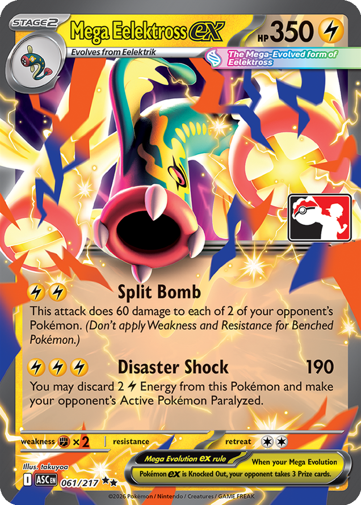 Mega Eelektross ex - 61/217 - Play! Pokémon