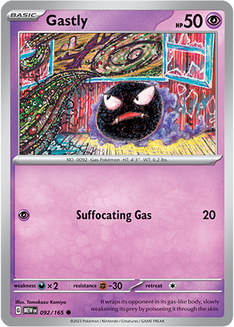 Gastly - 92/165 - Normaal