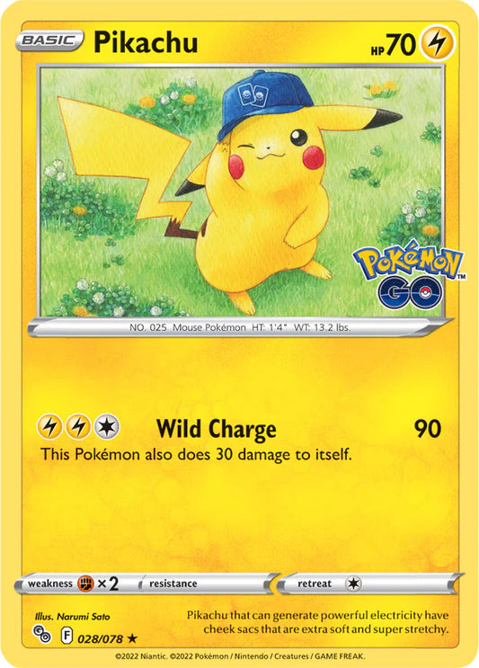 Pikachu - 28/78 - Holo