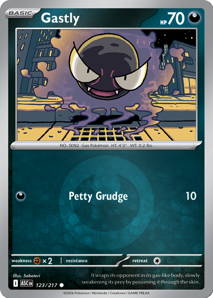 Gastly - 123/217 - Reverse Holo