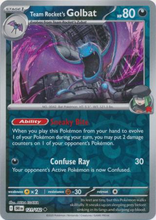 Team Rocket's Golbat - 121/182 - Reverse