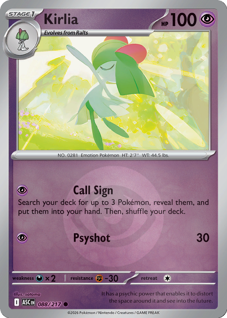 Kirlia - 88/217 - Reverse Holo