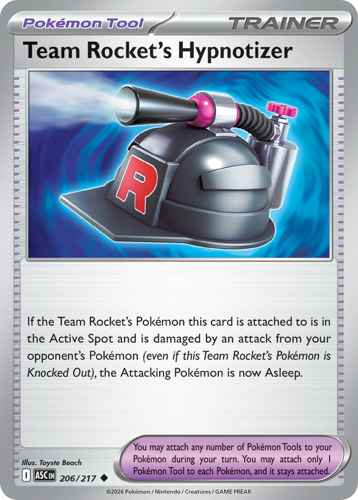 Team Rocket's Hypnotiseur - 206/217 - Normaal