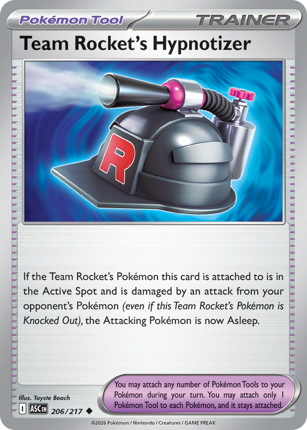 Team Rocket's Hypnotizer - 206/217 - Normal