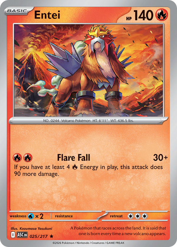 Entei - 25/217 - Holo