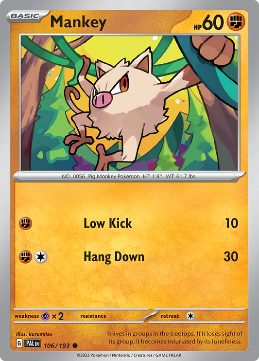 Mankey - 106/193 - Normaal