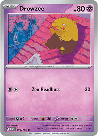 Drowzee - 96/165 - Normaal