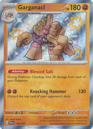 Garganacl Shiny Rare - 178/091
