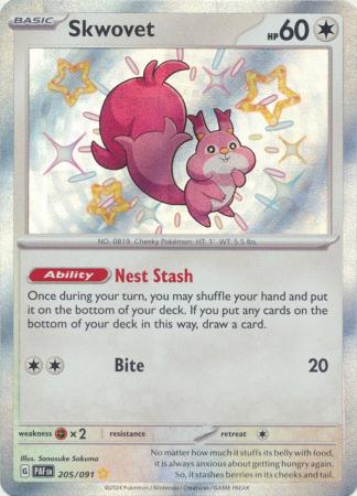Skwovet Shiny Rare - 205/091