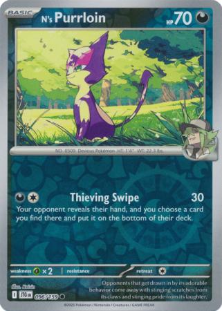 N's Purrloin - 96/159 - Reverse