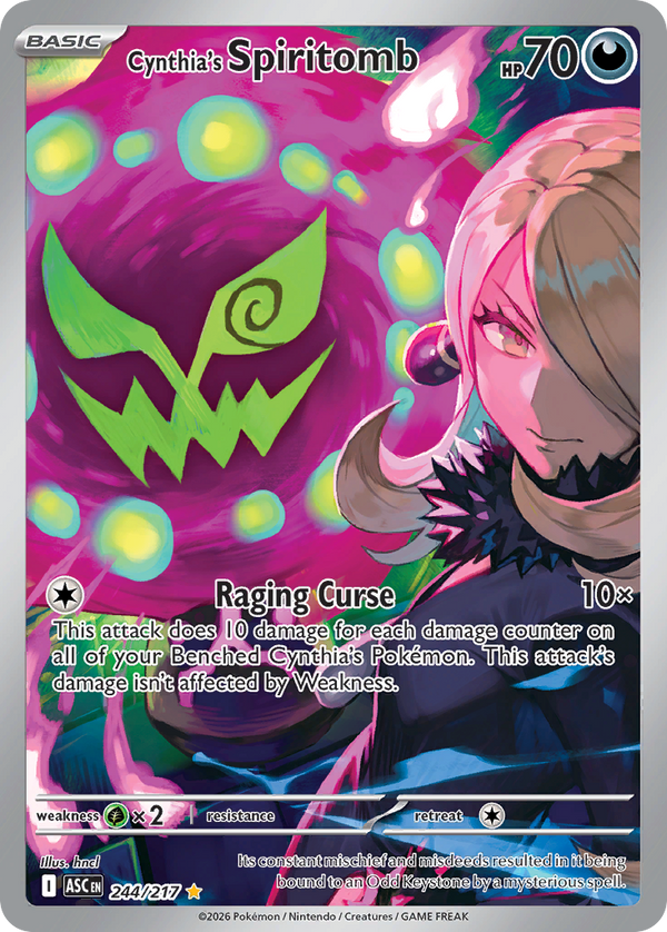 Cynthia's Spiritomb - 244/217 - Holo