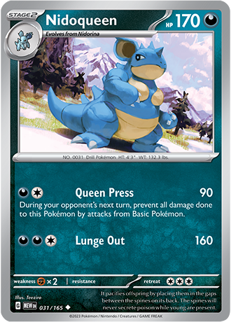 Nidoqueen - 31/165 - Normaal