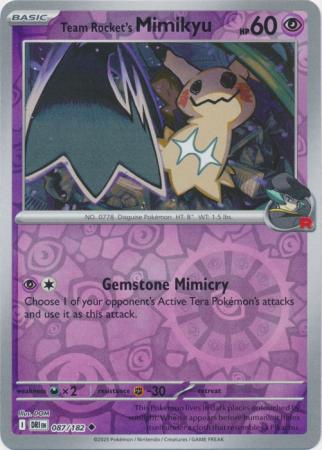 Team Rocket's Mimikyu - 87/182 - Reverse